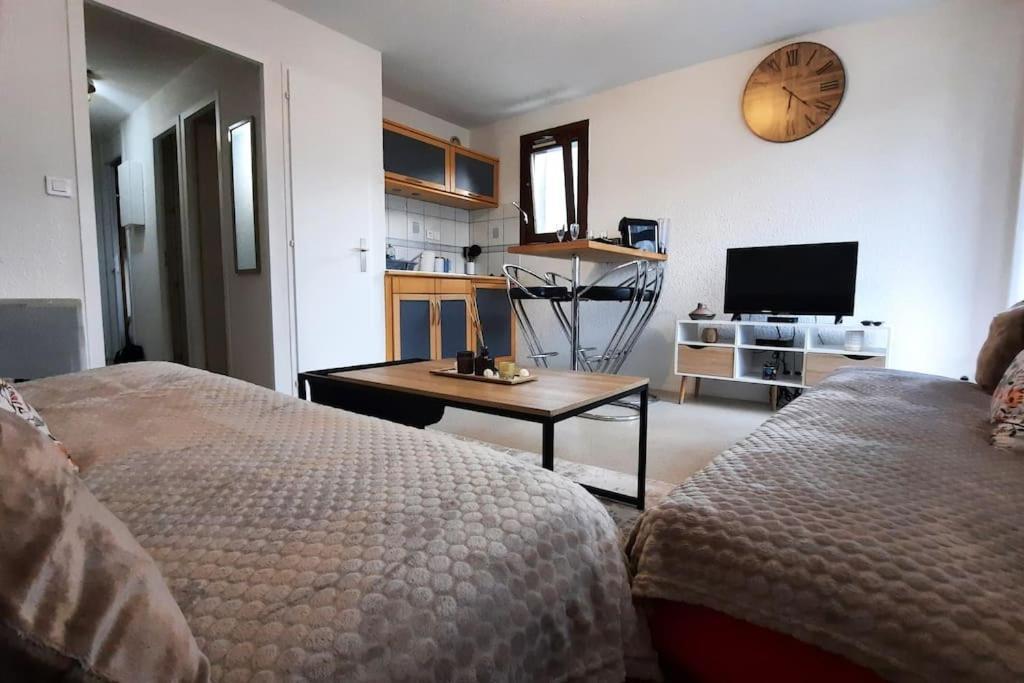 Super Appartement Cocooning Vu Mont Blanc 살랑쉬 외부 사진