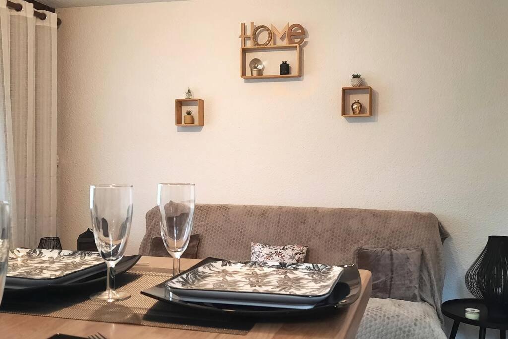 Super Appartement Cocooning Vu Mont Blanc 살랑쉬 외부 사진